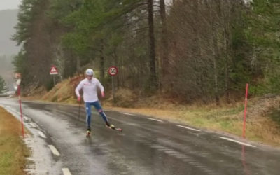 Le ski-roue sous la pluie, c’est possible ?