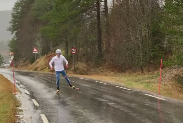 Le ski-roue sous la pluie, c’est possible ?