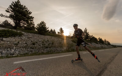 Découvrez la XRACE et grimpez le Mont Ventoux en ski-roue !